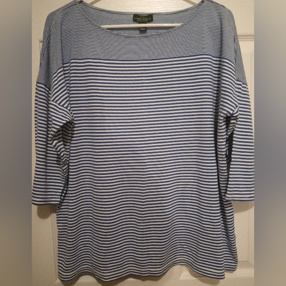 Ralph Lauren Pullover Tunic 3/4" Top w/ 3/4" Sleeves Women's Size 2X